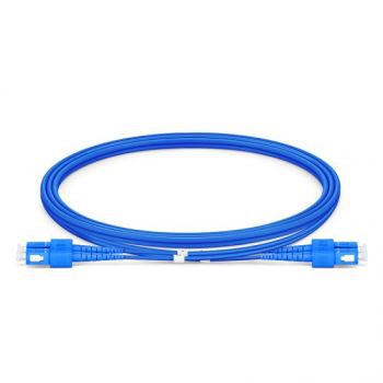 SC To SC Duplex Single Mode Oklopni PVC (OFNR) Patch kabel